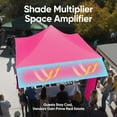 thumbnail image 3 of Quictent 10'x10' Heavy Duty Pop up Canopy Tent with Sidewalls and Awning, Easy up Commercial Gazebo Canopies, Pink, 3 of 8