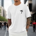 thumbnail image 3 of Big and Tall T Shirts for Men 6xl Trendy Loose Fit Crew Neck Streetwear Tee Tops Athletic Running Gym Workout Short Sleeve Tee Shirts for Men, 3 of 5