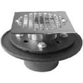 thumbnail image 2 of Proflo PF42947SQ Cast Iron Square Shower Drain (2" Ips Connection) - Chrome, 2 of 2