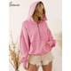 thumbnail image 3 of Sudaderas con capucha de manga raglán para mujer, jersey con capucha, sudadera con cremallera, ropa de calle de moda para niña, prendas de vestir negras, moda de otoño, 3 of 4