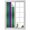 Green, variant on Window Privacy Film Mexican Style Stained Glass Window Film Decorative Window Cover Colorful Mexico Stripes Purple Yellow Green Window Clings Static Adhesive Sticker for Bathroom 23.6"x78.7"