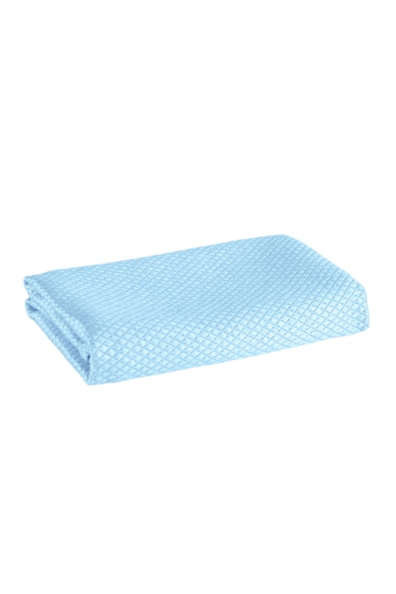 Thicken The Lock Edges Superfine Fiber Bibulous Hairless Wadding Wipe Glass ClothQuick Dry Sweat Wrap, Skin Friendly Cold Hoodie for Hotel, Bathroom, Spa and Beauty Parlor, Multicolor (Blue)