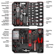 TLGREEN 799pcs Mechanic Tool Set with Trolley Case, Complete Household Tool Kit for Home, Automotive, Garage & Dorm