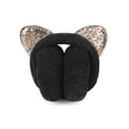 thumbnail image 3 of Luxtrada Cute Earmuffs Winter Warm Outdoor Ear Covers Earwarmer (Black), 3 of 8