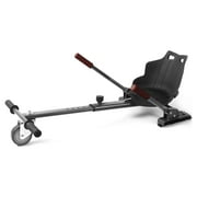 HoverTech 1 All In One Hover Cart Attachment For Hoverboard - Transform your Hoverboard into a Go Kart with Hovercart - Black