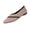 Brown, variant on Bkhluea Women Knit Striped Pointed Toe Ballet Flats Slip On Comfortable Footwear For Office Work Daily Casual Outdoor Activities
