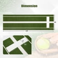 thumbnail image 3 of Costway Softball Pitching Mat with Pitching Mound, Anti-Fade Turf & Anti-Slip Foam Backing Green, 3 of 10