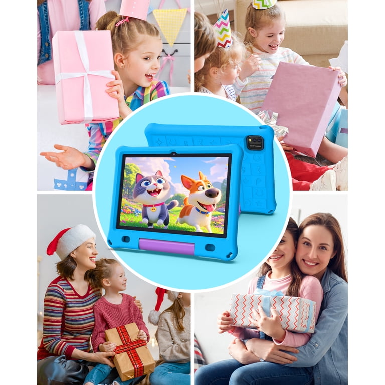 FITIFUN 10.1 inch Kids Tablet Android 15, 3GB RAM 64GB ROM 1TB