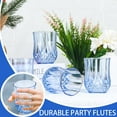 thumbnail image 2 of ZHURUININ 7oz Reusable  Stemless Wine Glasses，Blue，24Pack, 2 of 7