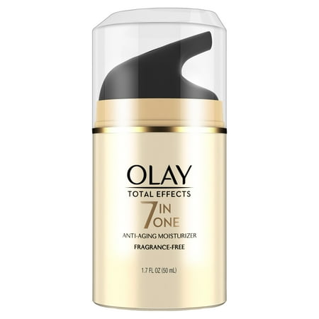 Olay Total Effects Anti-Aging Face Moisturizer, Fragrance-Free 1.7 fl (Best Anti Aging Moisturizer Consumer Reports)