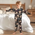 thumbnail image 6 of Monkey Pattern Cotton Pajamas 2 Piece Set Sleepwear Soft and Comfortable Homewear Nightwear, 6 of 7
