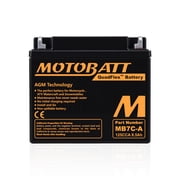 MB7CA Motobatt 12V AGM Battery 135 CCA 9.5AH
