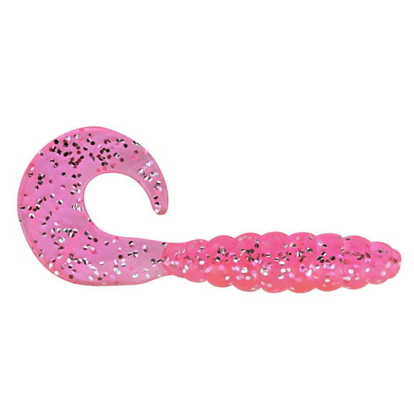 South Bend sb-ct3-68-x Curly Tail 3" Rose/Flocons Argentés SOUTH BEND F-SB-CT3-68-X