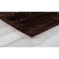 thumbnail image 4 of Global Furniture USA Luna Solid Color Dark Brown 5x7 Rug, 4 of 5
