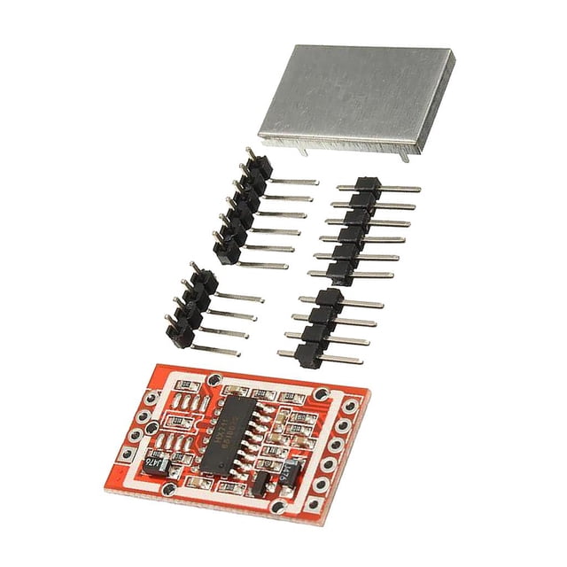 Módulo AD Del Sensor de Pesaje Conversión a / D de Doble Canal de 24 Bits Cola Módulo sensor de pesaje