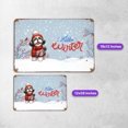 thumbnail image 5 of Hello Winter Shih Tzu Smiling in Red Scarf Hat Welcome Christmas Horizontal Metal Aluminum Sign Lion Dog Lover Gifts Wall Art Home Decor - 00017, 5 of 5