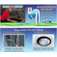 thumbnail image 3 of 12Pcs/Pack Remove Stain Sticks Keeps Drains Pipes Clear Bathtub Cleaning Tools, 3 of 5