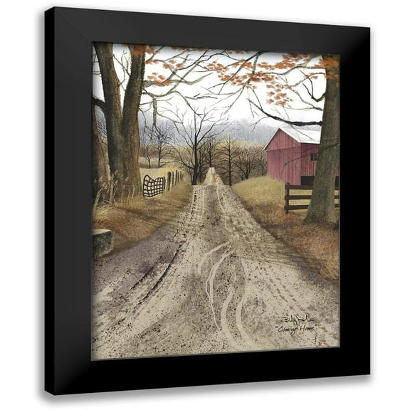 Jacobs, Billy 12x14 Black Modern Framed Museum Art Print Titled - Coming Home