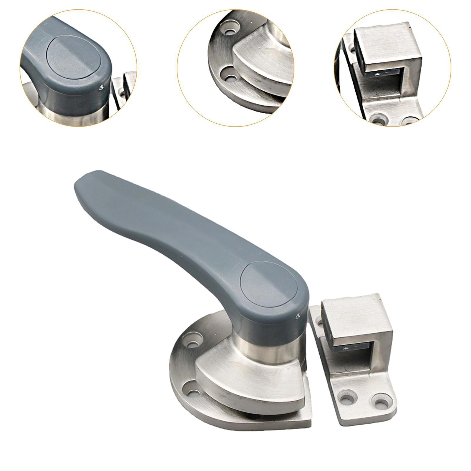 CarpNettore Cabinet Door Handle Lock for Steamer Units with Hinges for Freezing Applications Steel For Left