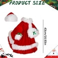 thumbnail image 3 of 17 Inch Christmas Porch Goose Costume, Fuzzy Goose Outfit with Shawl & Bow Headband, Holiday Clothes for Lawn Goose Statue, Front Porch, Yard & Patio Decor, 3 of 7