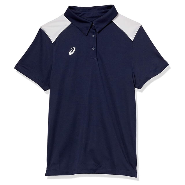 ASICS Womens Blocked Polo Shirt navy XL