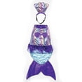 thumbnail image 2 of X-Small Zack & Zoey Iridescent Mermaid Costume for Dogs fits 8" Back Length, 2 of 4