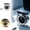 Black, variant on Transparent Floating Mini Table Cooling Fan, Large Capacity Battery Quiet USB Fan with Digital Screen for Daily Desktop Use