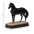 thumbnail image 2 of George S. Chen Imports SS-G-11405 Colección de caballos Figura de caballo negro Decoración coleccionable, 2 of 2
