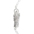 thumbnail image 3 of JOYARIS Pulsera Esclava Figaro San Judas Tadeo Plata Solida Ley 925 Talla Largo/Ancho: 17.5 cm x 3 mm PT-0000629, 3 of 4