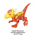 thumbnail image 3 of Bloques de construcción de dinosaurios de Jurassic World, Brutal Raptor T-Rex, Triceratops, Indominus Rex, modelo de dinosaurio Velociraptor, figuras de ladrillos, juguetes, 3 of 5