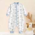 thumbnail image 2 of UAYOTSE Baby Bodysuit Long Sleeve Romper Newborn Fall Winter Pajamas Preemie Infant Boys Girls Sleepers Loungewear,Sizes 12-18 Months, 2 of 6