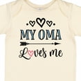 thumbnail image 4 of Inktastic My Oma Loves Me Grandchild Girls Baby Bodysuit, 4 of 5