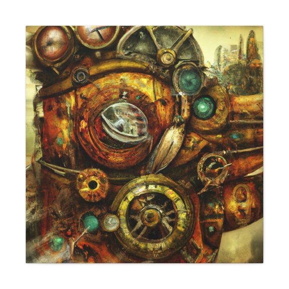 Copper Clockwork Dreaming - Canvas