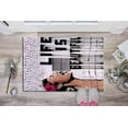 thumbnail image 5 of Life Is Beautiful Rugs, Bathroom Rug, Banksy Life Is Beuatiful Rugs, Street Rugs, Soft Rug, Woman Graffiti Rug, Thick Rug, Banksy Graffiti, 3.3'x5' - 100x150 cm, 5 of 7