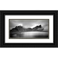 thumbnail image 1 of Engstrom, Erik 18x11 Black Ornate Wood Framed with Double Matting Museum Art Print Titled - Vestrahorn, 1 of 4