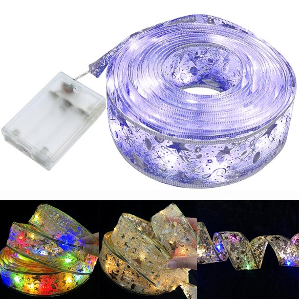 Hadas De 4 Metros, Cinta Led, Luces De Cadena De Alambre De Cobre, Luces Brillantes De Árbol De Navidad Para Habitaciones, Jardines Y Terrazas Cateissary HA043012-01