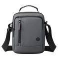 thumbnail image 1 of Hukapapa Nuevo Bolso de Hombro bolso cruzado de mano informal de moda de gran capacidad para hombres al aire libre gris, 1 of 6