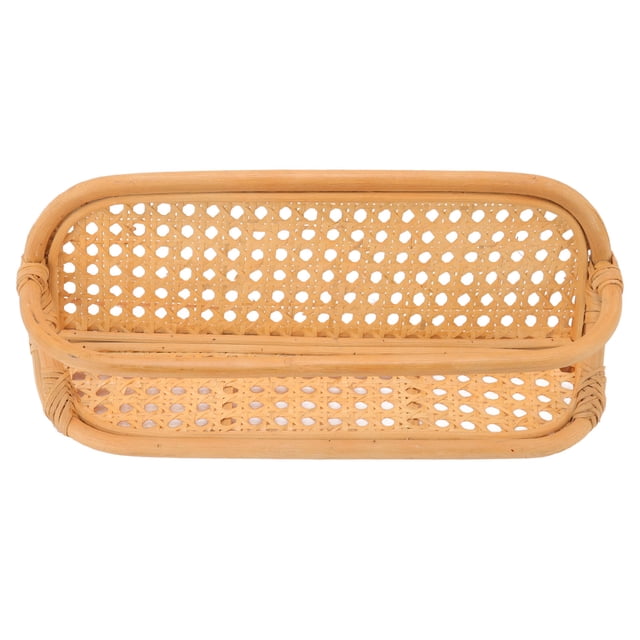 Estante Colgante De Ratán, Estante De Pared De Ratán De Fácil Limpieza, Mano De Obra Fina, Resistente Y Duradera Para Sala De Estar