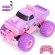 thumbnail image 1 of Carro de control remoto Coche de Control remoto para niñas, camioneta con Control remoto rosa y morado de 2,4 GHz, coche todoterreno recargable, juguete con 2 baterías, 1 of 8