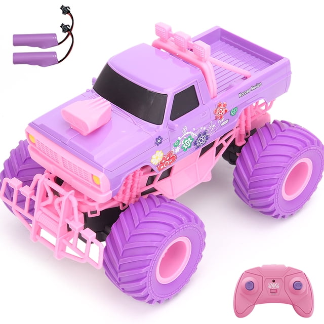 Voiture Télécommandée, 2 Piles Voiture Télécommandée Violette Suv Jouet Pickup Tout-Terrain Voiture Télécommandée Jouet avec 2 Piles Voiture Tout-Terrain Voiture Tout-Terrain Voiture Eryue Bosnyyds Eryue Voiture à Pile Bosnyyds Eryue Bébé Huiop Eryue