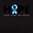 thumbnail image 3 of CafePress - Blue Ribbon Hope T Shirt - Women's Traditional Fit Dark T-Shirt, 3 of 4