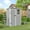 Gray, variant on MRUAKA Outdoor Storage Shed 5x3 FT, Resin Garden Shed for Bike, Tool, Plastic Outside Sheds & Outdoor Storage Storage Box with Lockable Door for Backyard, Patio, Lawn, Sandstone