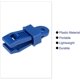 thumbnail image 4 of 12 Pack Tarp Clips - Tent Awning Secures Sliding Clamp, Strong Locking Handle, Apply Outdoors/Camping/Pools (Blue), 4 of 4