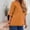 Orange, variant on Idoravan Women's Plus Size Tops Clearance Womens Fashion Solid Color Short Sleeves Blouse Round Neck Ruffles Casual Tops