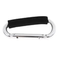thumbnail image 1 of LOVIVER 12x140mm Aluminum Carabiner D Shape Buckle Pack Keychain with Sponge -, 1 of 7