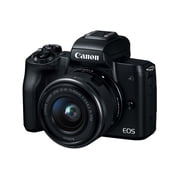 Canon EOS M50 Mirrorless Camera Kit w/ EF-M15-45mm Lens and 4K Video (Black)(Sold without manufacturer warranty)