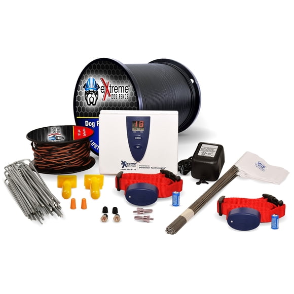 Cerco eléctrico para perros Extreme Dog Fence, cable de 305 m para 2 perros