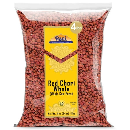 Rani Red Chori Whole (Whole Cow Peas) 64oz (4lbs) 1.81kg Bulk ~ All Natural | Vegan | Gluten Friendly | NON-GMO | Kosher | India Origin