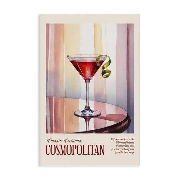 Stupell Industries Cosmopolitan on Reflective Table Canvas Wall Art, design by Andreas Magnusson