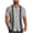 Gray, variant on Cuban Collar Button Down Shirt for Men Short Sleeve Resort Tops Summer Casual Beach Shirts Breathable Confy Vacation Untucked Shirt Gray S